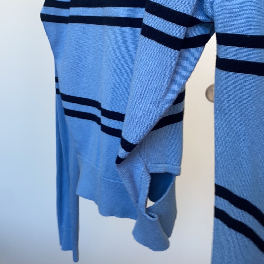 Blue Guess Cropped Long Sleeve
